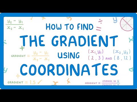 GCSE Maths - How to Find the Gradient Using the Coordinates of Two Points