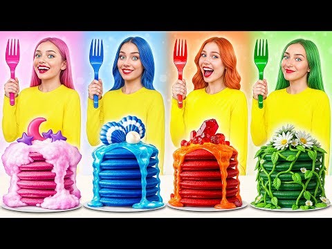 Four Elements Cooking Challenge Fire, Water, Air and Earth | Edible Battle by Multi DO Girls