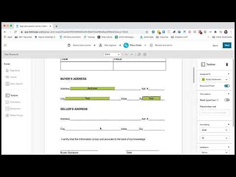 How to request a signature using HelloSign