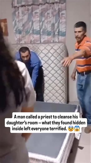 Scary_Encounter5 on Instagram: "A family called a priest after their daughter kept hearing strange noises and saw things moving on their own in her room. A man named Jesus from Guatemala said his little girl had been crying for weeks, scared of something she couldn’t see. When the priest arrived to bless the room, he said he could feel a dark presence coming from the bed. He used a knife to open the bed frame and told the father to check inside himself, just to show he wasn’t doing any tricks. W