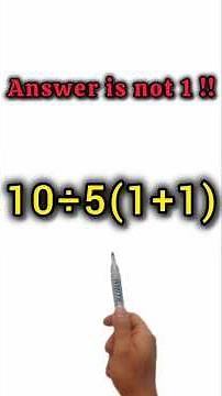 POV: Can You Solve This Simple Math Problem?