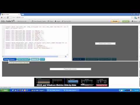 SQLFiddle : SQL Online Practice Tool