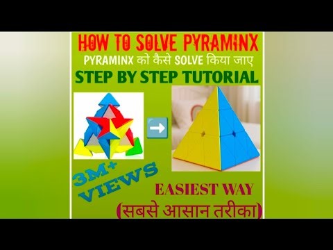 HOW TO SOLVE PYRAMINX-Beginner Method #Pyraminx​ #Solving​ #Speedsolving​