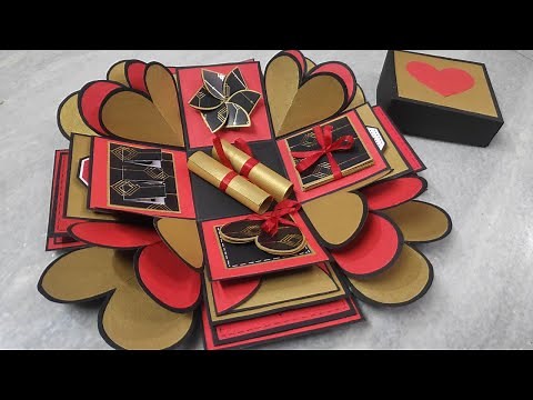 DIY Explosion Box Tutorial | Handmade Explosion Box For Beginners | How To Make Explosion Box