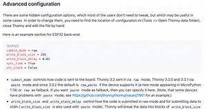 MicroPython with the ESP32 guide series: Thonny IDE Advanced configuration