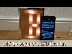 DIY 14 Segment LED Display
