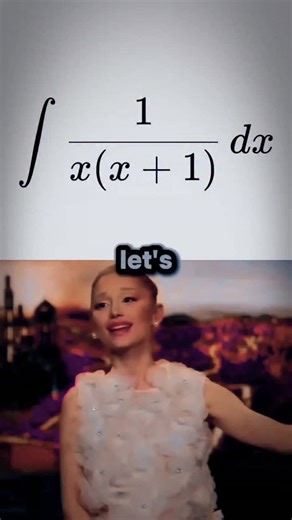 Katherine on Instagram: "What if Ariana and Future teamed up to teach integration? Partial fractions just got cinematic 🔥 Note: This is an educational creative edit — not actual footage of the artists 👀 Vocals by @rebeccafenner__ 🔥 #math #calculus #STEM"