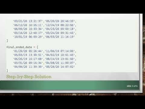 Calculating Time Differences Between Timestamps in Python
