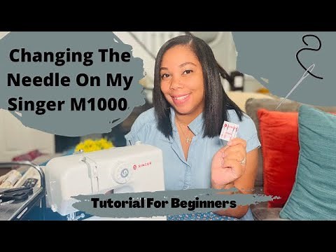 Singer M1000 Tutorial for Beginners/ How To Change Your Needle