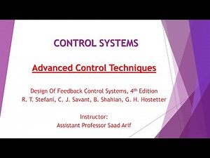 Advanced Control Techniques or Algorithms