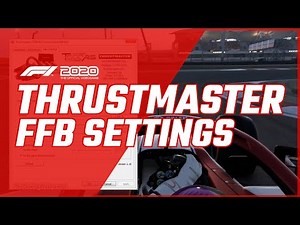 F1 2020 Thrustmaster FFB Settings