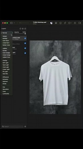 Pixelmator Pro 3 - How to create Realistic T-Shirt Mockup