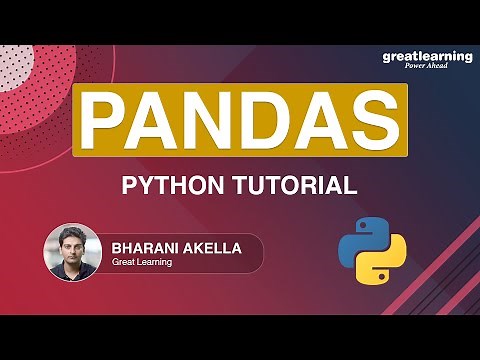 Pandas Python tutorial | Python Tutorial for Beginner | Python Programming | Great Learning
