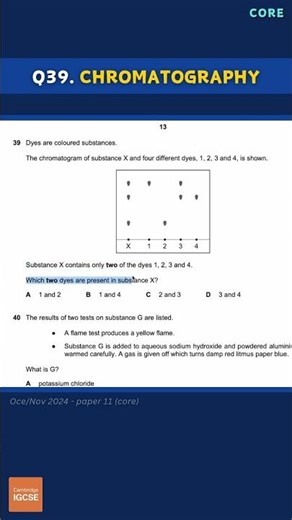 IGCSE Chemistry - Multiple Choice (2025) A* exam prep! #chemistry #exams #revision