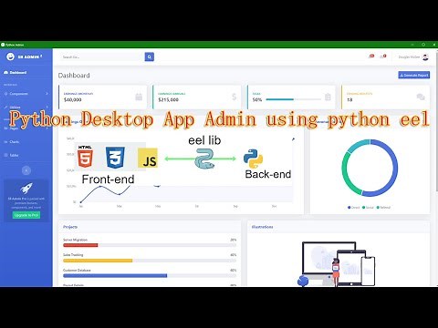 Python Desktop App Admin using python eel