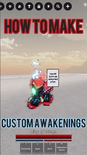 [SKILL BUILDER] How To Make Custom Awks In JJS#roblox #jujutsushenanigans