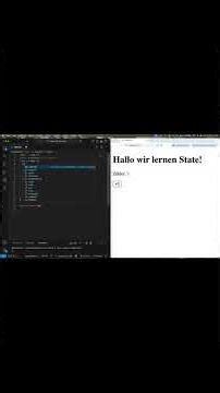 ReactJS: State & useState einfach erklärt | kurz & knackig | FÜR ANFÄNGER | DEUTSCH #tutorial #code