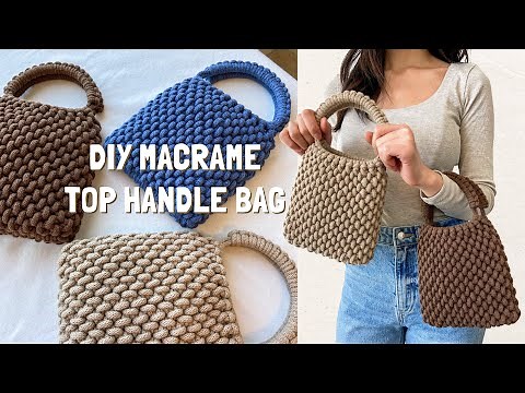 DIY Macrame Bag Tutorial