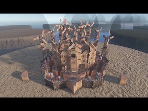 Meta 8-12 Man Rust Clan Base | Open Core | Three Bunkers | Mini China Wall
