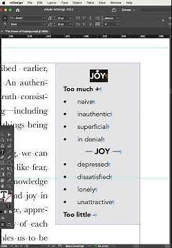 indesign Strikethrough Options tips
