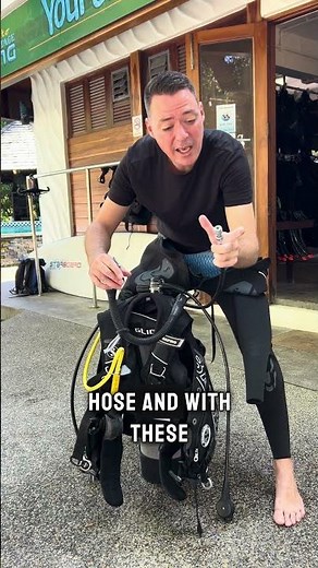 How to Connect the Low Pressure Inflator Hose (LPI) to the BCD | Quick Scuba Tips