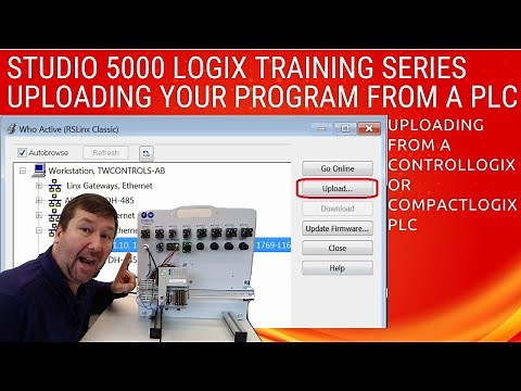 Upload PLC program from a Compactlogix/Controllogix PLC Studio 5000