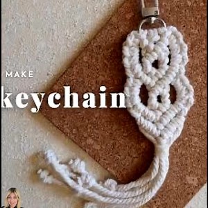 Learning how to make macrame keychain for beginners and beyond 🌺 #tutorial #for #video #pattern #macrame | Boho Dsecoration