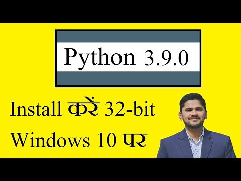 Install Python 3.9.0 on 32-bit Windows 10