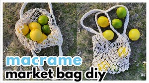 DIY Macrame Bag // Tutorial   Video!