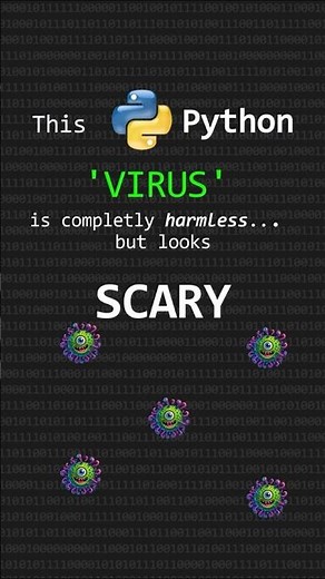 This Python “Virus” Looks Scary… 👀 #shorts #shortvideo