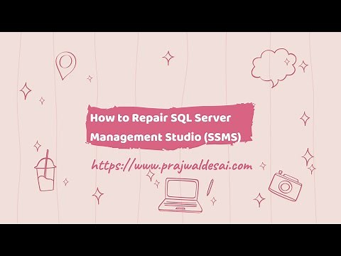 How to Repair SQL Server Management Studio