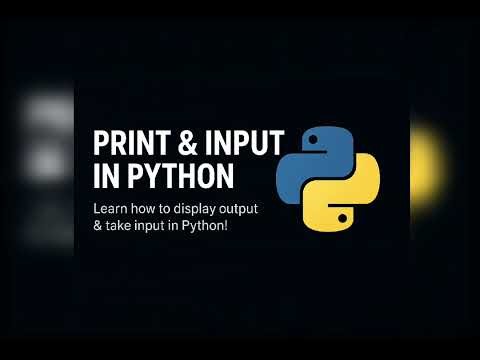 Print & input in python