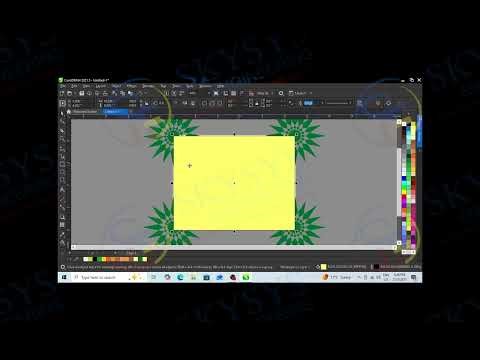🔵 How to Create Pattern Background in CorelDRAW | Easy Tutorial for Beginners | SkySys Engineering