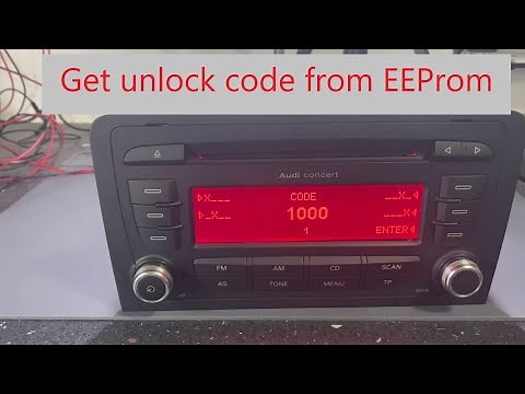 Decode Radio Unit - Audi Concert with TL886-3G and CalcGen