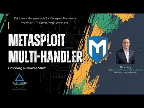 Metasploit Multi Handler - Catching a Reverse Shell