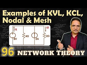 3 - KVL, KCL, Nodal, and Mesh Analysis: Comprehensive Examples and Solutions Video Lecture - GATE Instrumentation