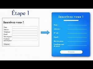 Formulaire HTML5 & CSS3 - Partie [1/2]