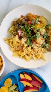 8K views · 46 reactions | This easy Ratatouille Pasta is a fuss-free recipe you can make in about 30 minutes—or make ahead to freeze for later—that serves up a mix of vegetables with comforting Italian flavor. It’s so good for the whole family and so versatile. https://www.yummytoddlerfood.com/easy-ratatouille-pasta/ | Yummy Toddler Food | Facebook