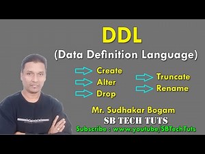 DDL Commands in SQL | DDL (Create, Alter, Drop, Truncate and Rename) Commands | DDL Queries | DBMS