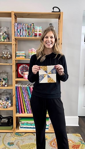 Looking for a charming new table runner pattern? Have a charm pack laying around just waiting to be stitched together into something amazing? Watch Misty’s At Home tutorial to learn how to whip up the Pinwheel Charms Table Runner, coming this Monday! | Quilting Deals - Missouri Star Quilt Co