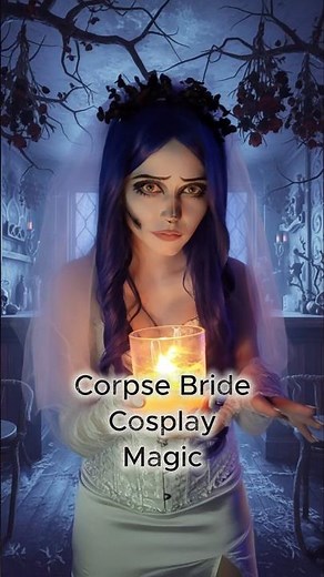 My Best Gothic Transformation Yet ✨️ | Corpse Bride Cosplay 💙