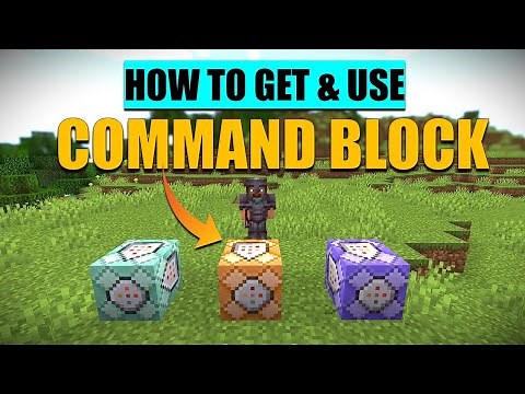 How To Get And Use Command Block In Minecraft Bedrock / Pe | Minecraft Command Block
