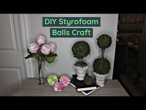 Craft It 3 Ways/ DIY Styrofoam Balls Craft / Dollar Tree DIYS