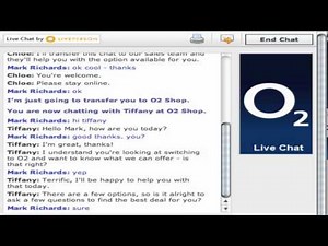 O2 customer service demo