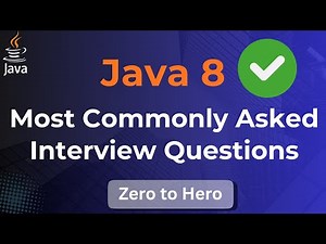 Top 50+ most commonly asked Java 8 Interview Questions #java8 #streams #lambda #javainterview