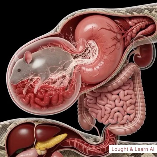Swallowed Whole! 😱 Watch a Python Digest a Giant Meal in 3D (Extreme Digestion)
