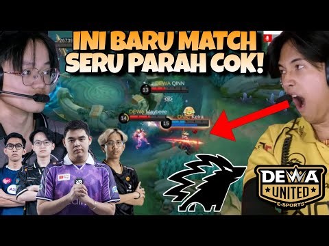 DEWA SANG KUDA HITAM S17 BIKIN ONIC KAGET !! INI BARU MATCH SERU !!! ONIC VS DEWA MATCH 1 - MPL S17