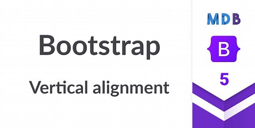 React Vertical alignment with Bootstrap - free examples & tutorial