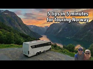 ⭐ 5 Tips in 5 Minutes for Motorhoming in Norway