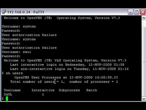 Learning OpenVMS Part 2